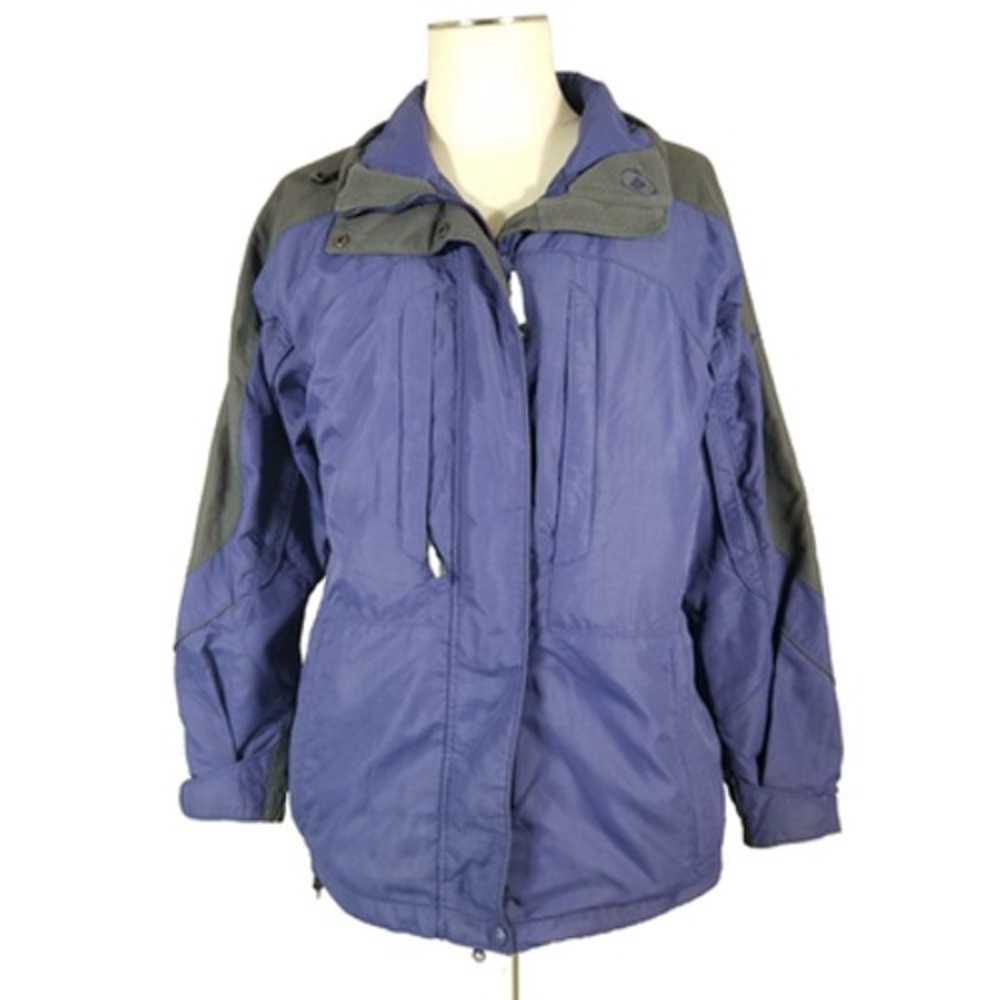 Columbia Ski Jacket Womens Medium Blue Core Interchange Outer Layer Only Flawed